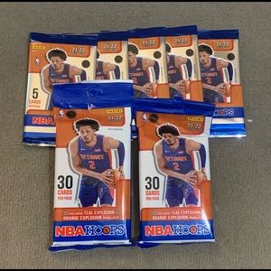 2021-22 NBA Hoops Lot NEW Sealed 7 PACKS!